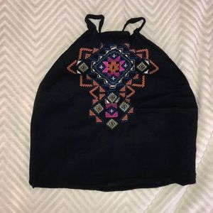 Halter Crossback Crop Top